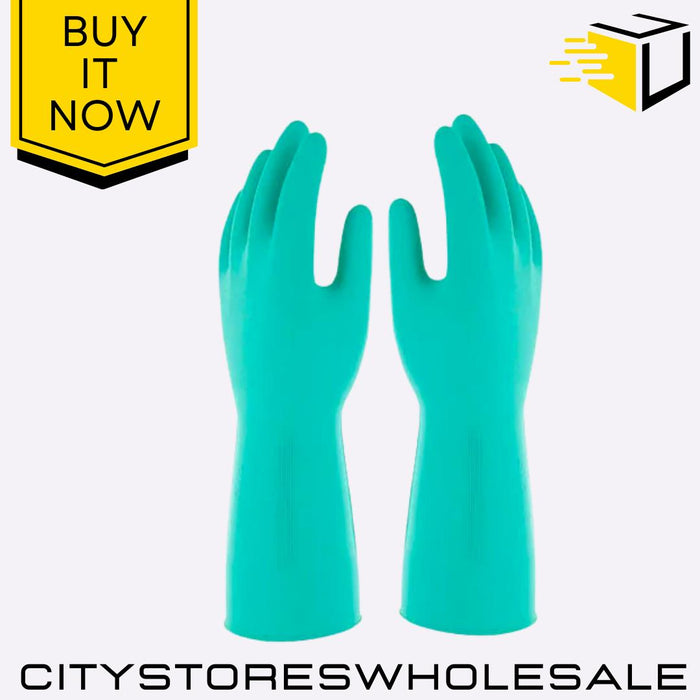 Marigold Longer Bathroom Gloves Medium Durable Waterproof Comfortable & Flexible