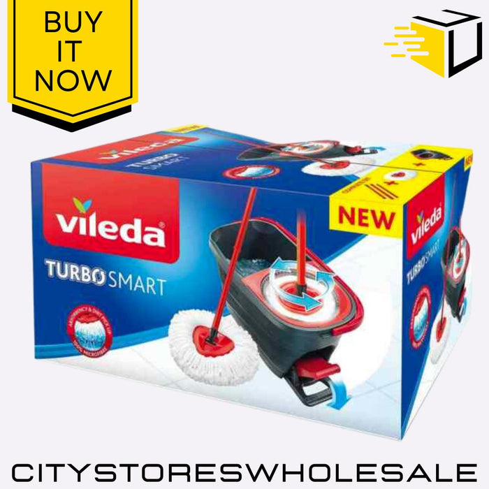 Turbo Spin Mop and Bucket Set 360° Rotating Mop For Efficient Cleaning Vileda