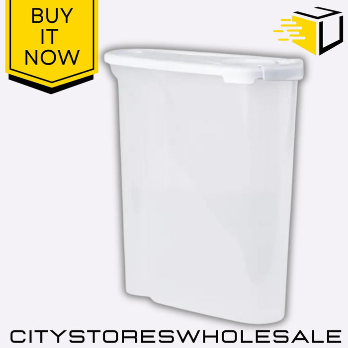 Cuisine 2.5L Cereal Dispenser Container Clear Ice White 28.4x22.6x12.9cm Wham