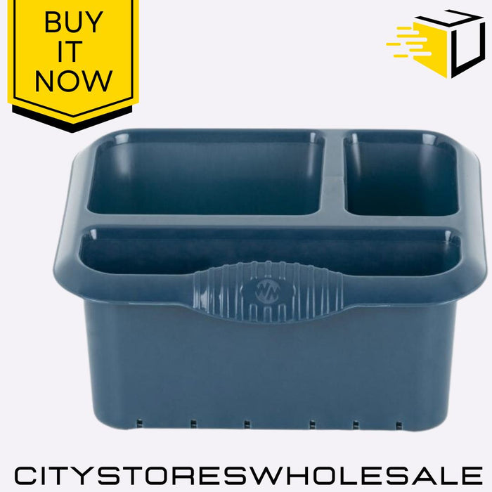Large Sink Tidy Navy Durable Kitchen Organiser With Compartments Wham Casa