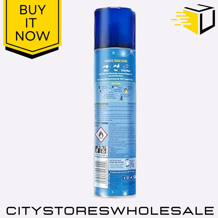 Carpet & Upholstery Mousse Deep Cleaning Foam for Stains & Odours 350ml 1001