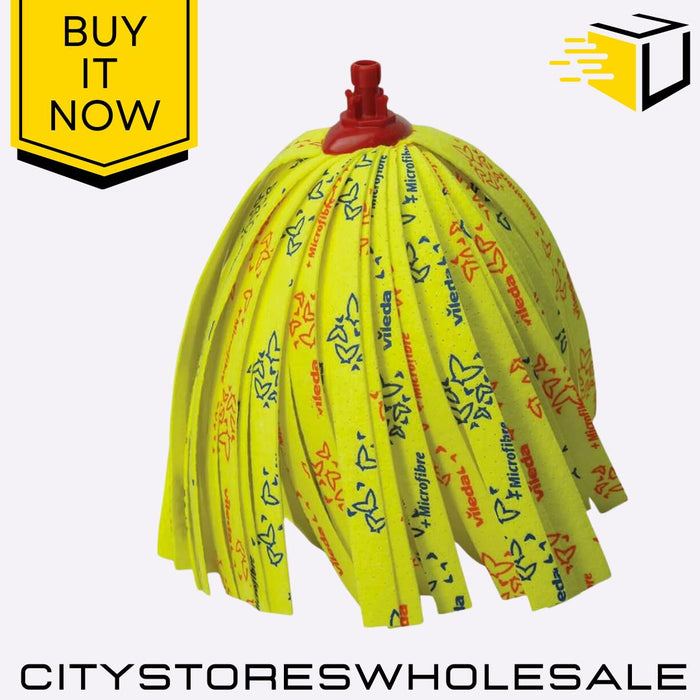 SuperMocio Soft Mop Refill High Absorbency, Durable Cleaning Head Vileda
