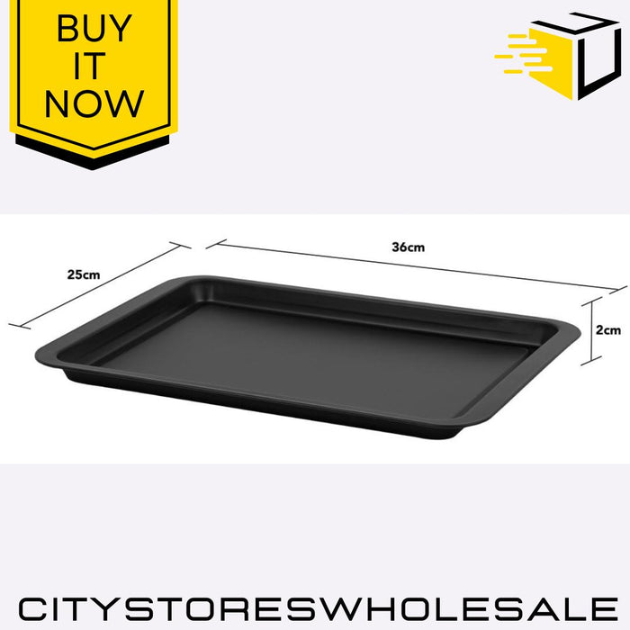 36cm Non-Stick Essentials Baking Tray Durable Oven Tray, Easy Clean Wham