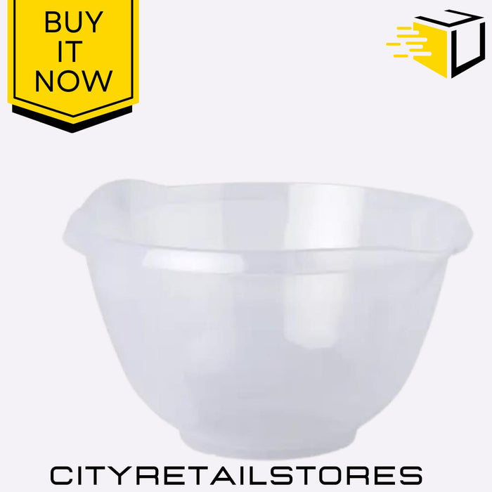 Clear Mixing Bowl 2L 4L 7L Durable Kitchen Food Prep Baking Bowl Wham Cuisine