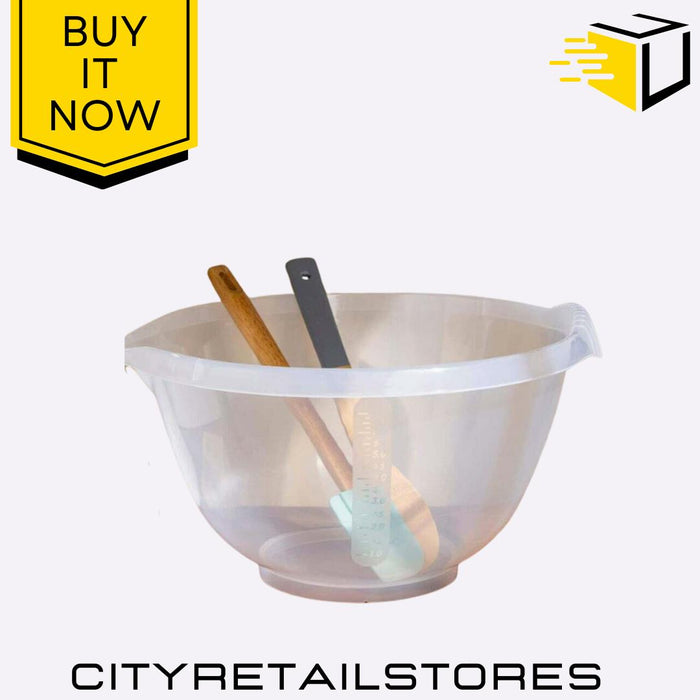 Clear Mixing Bowl 2L 4L 7L Durable Kitchen Food Prep Baking Bowl Wham Cuisine