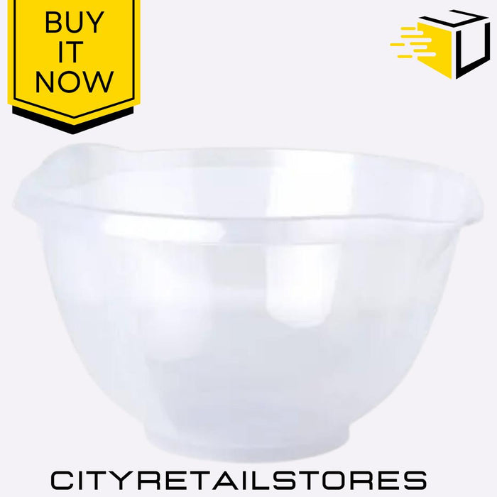 Clear Mixing Bowl 2L 4L 7L Durable Kitchen Food Prep Baking Bowl Wham Cuisine