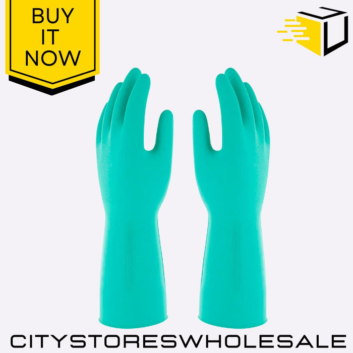 Longer Bathroom Gloves Large Durable Waterproof Comfortable & Flexible Marigold