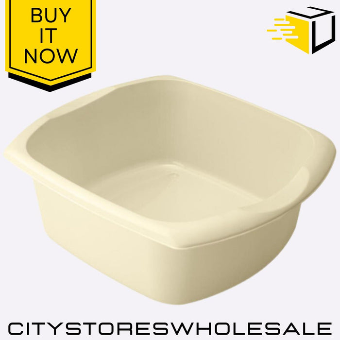 Large Cream Rectangular Bowl Elegant Design For Serving Storage Whitefurze