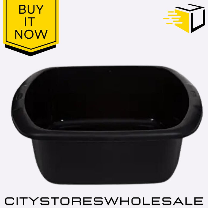 Large Black Rectangular Bowl Elegant Design For Serving Storage Whitefurze