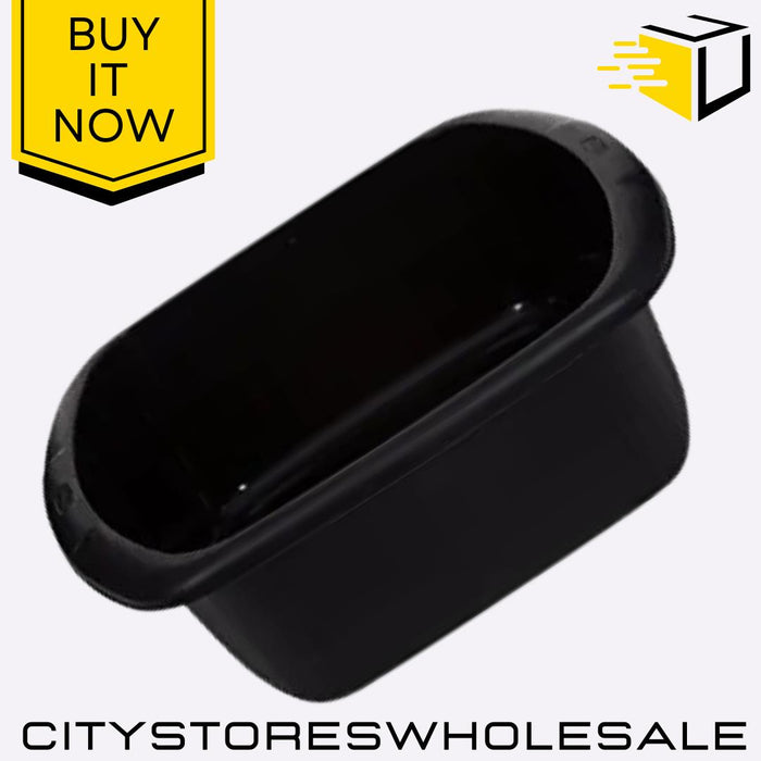 Large Black Rectangular Bowl Elegant Design For Serving Storage Whitefurze