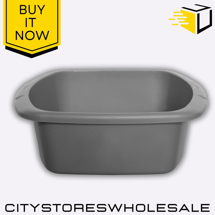 Large Silver Rectangular Bowl Elegant Design For Serving Storage Whitefurze