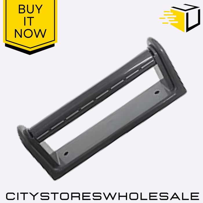 Kitchen Roll Holder Black Sturdy Plastic Design Free-Standing Stylish Whitefurze