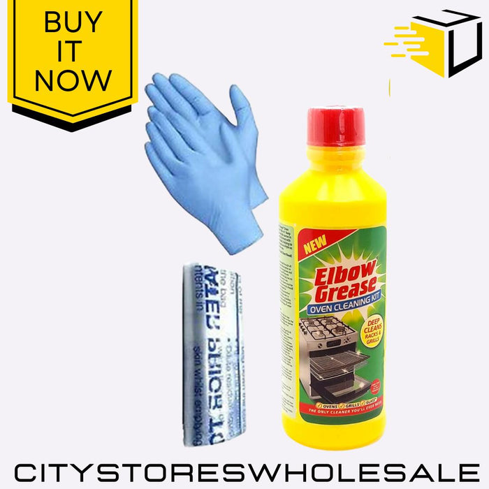 Oven Cleaner Set Powerful Degreaser Kitchen Cleaning Essential Elbow Grease
