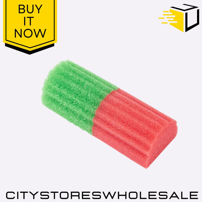 Non Scratch Glass Buddy Sponge Gentle Glass Cleaner & Scrubber 2 Pack Fairy
