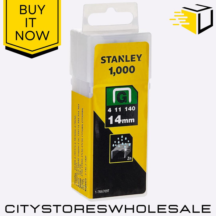 14mm Heavy-Duty Staples Durable Universal Staples For Stapler 1000 Pcs Stanley