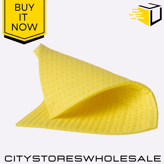 Essential Sponge Cloths Super Absorbent, Multi-purpose Clean Pack of 4 Spontex