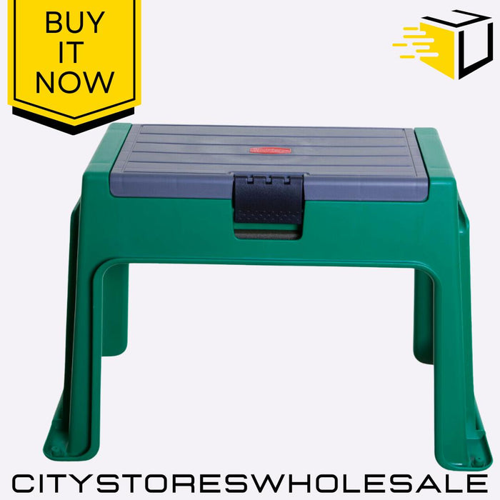 Garden Kneeler With Padded Cushion For Kneeling Gardening Outdoor Whitefurze