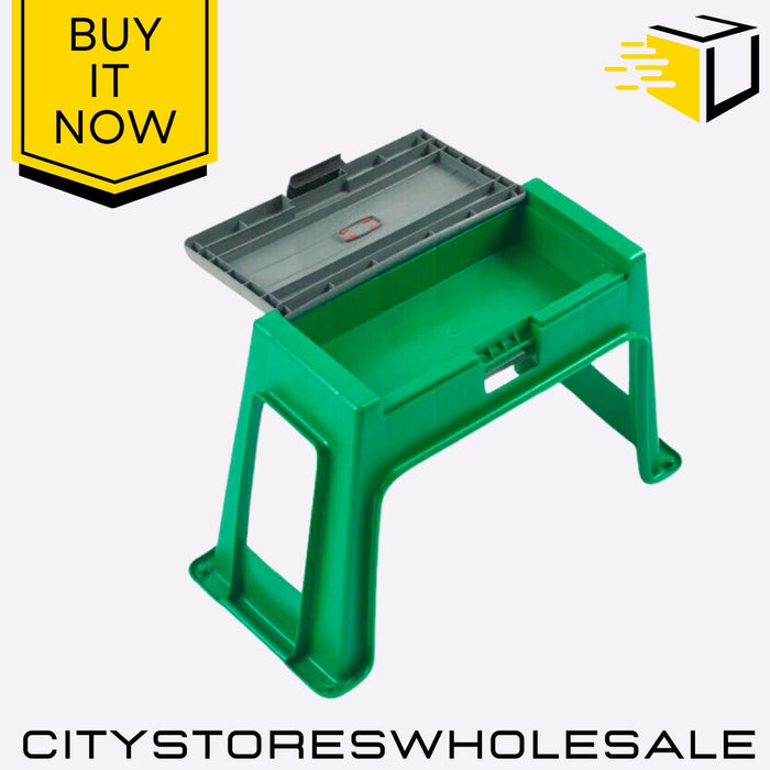 Garden Kneeler With Padded Cushion For Kneeling Gardening Outdoor Whitefurze