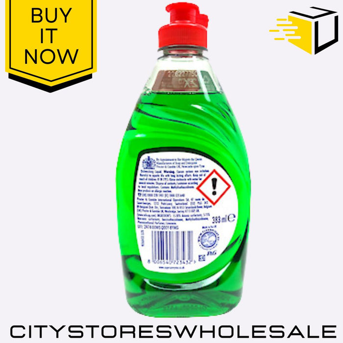 Washing Up Liquid Original Powerful Grease Cleaning Long Lasting 320ml Fairy