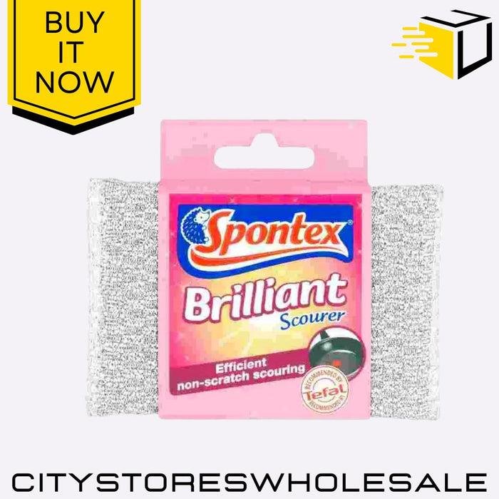 Brilliant Non-Scratch Scourer Durable, Efficient & Safe For Non-Stick Spontex