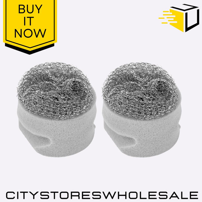 Easy Grip Sponge Scourer Non-Scratch Cleaning Pads Dishes & Surface 2pk Fairy