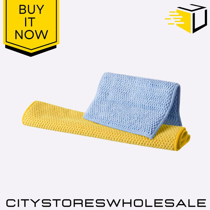 Microfibre Kitchen Cloths Kit Reusable & Absorbent Cleaning 2 Pack Spontex