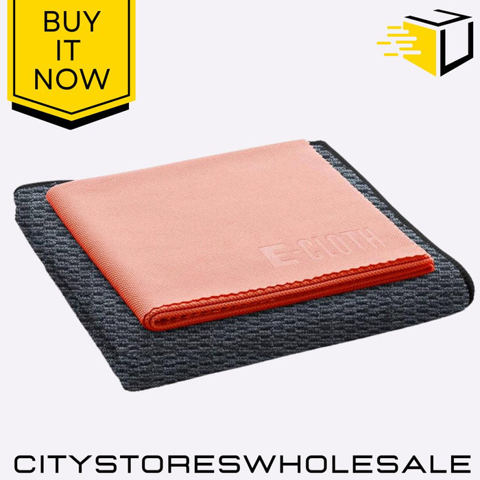 Granite & Stone Cleaning Cloths Streak-Free Shine, Eco-Friendly 2 Pack E-Cloth