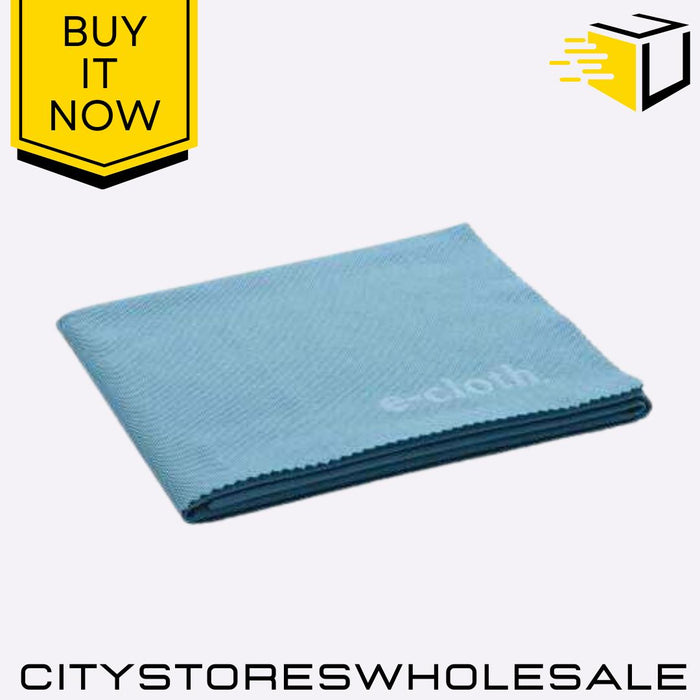 Glass & Polishing Cloth Alaskan Blue, Streak-Free, Lint-Free, Reusable E-Cloth