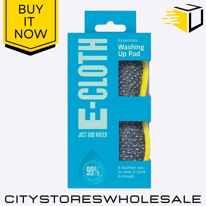 Washing-Up Pad Dual-Sided Non-Scratch Sponge Cleaner For Dishes & More E-Cloth