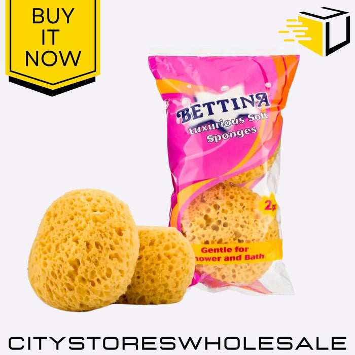Synthetic Sea Sponge Durable Bath & Cleaning Sponges Multipurpose 2 Pack Bettina