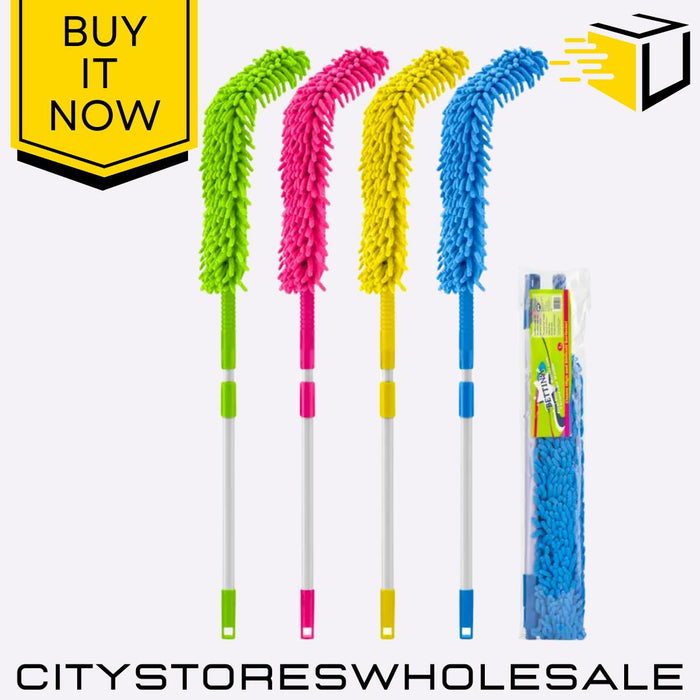 Extendable Telescopic Chenille Flexible Duster Home Random Colour Sent Bettina