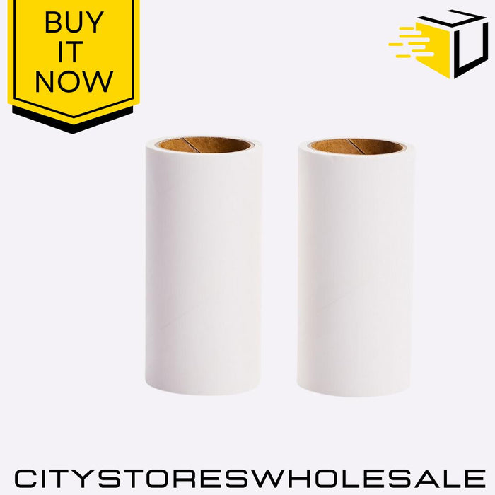 Lint Roller Refills Sticky Pet Hair Dust Clothes Cleaner 60 Sheets (2pk) Swirl