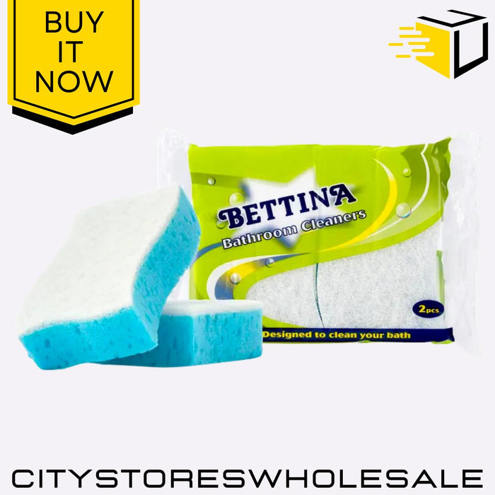 Bathroom Cleaner Scourer Non-Scratch Scrubbing Pad For Cleaning 2 Pack Bettina