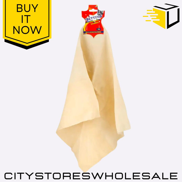 Genuine Chamois Leather Cleaning Cloth Car Drying Soft Absorbent Shammy Bettina