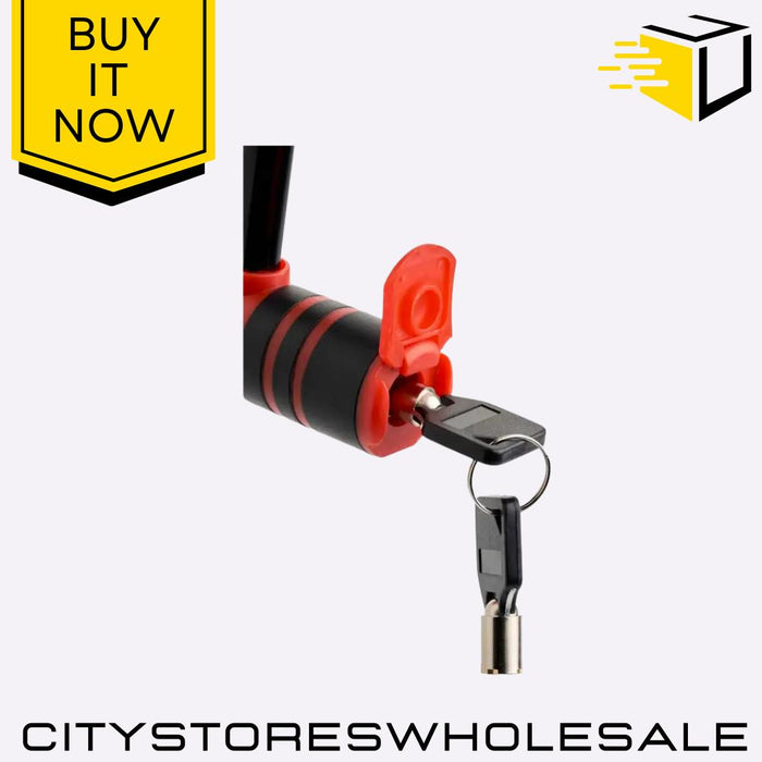 180 x 310mm U-Type Shackle Bicycle Lock Heavy Duty Bike Lock Security Blackspur