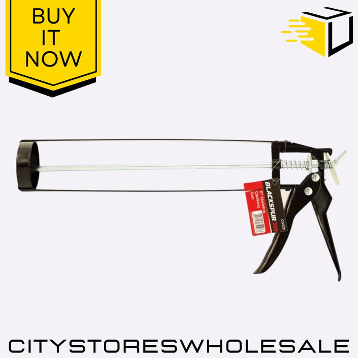 11 Inch Skeleton Caulking Gun Heavy Duty Sealant Applicator DIY Trade Blackspur