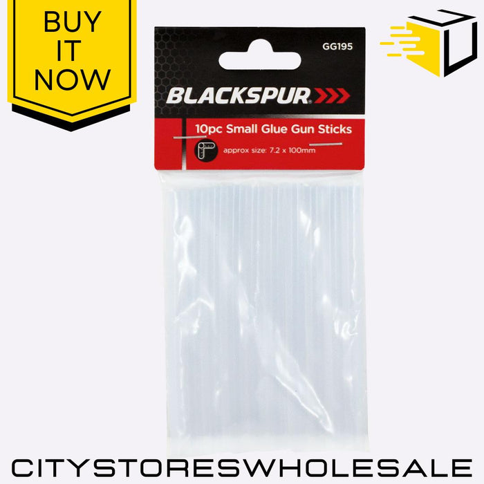 Mini Hot Glue Sticks 7.2 x 100mm Strong Adhesive For DIY 10 Pack Blackspur