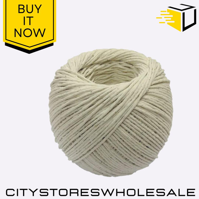 3 Rolls Household Cotton String Blackspur Twine Strong Durable Multi-Purpose 40m