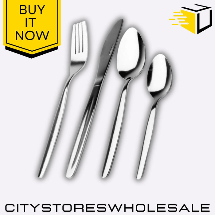 16pc Stainless Steel Cutlery Set Forks Spoons Tableware Dining Sabichi