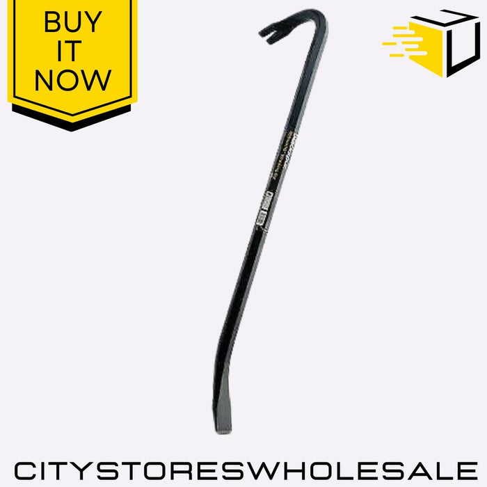 Wrecking Bar 450mm/18 Inch Heavy Duty Pry Bar Crowbar Nail Puller Tool Blackspur