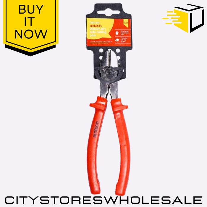 8" Superior Side Amtech Cutting Pliers Heavy Duty Wire Cutter Durable Grip Tool