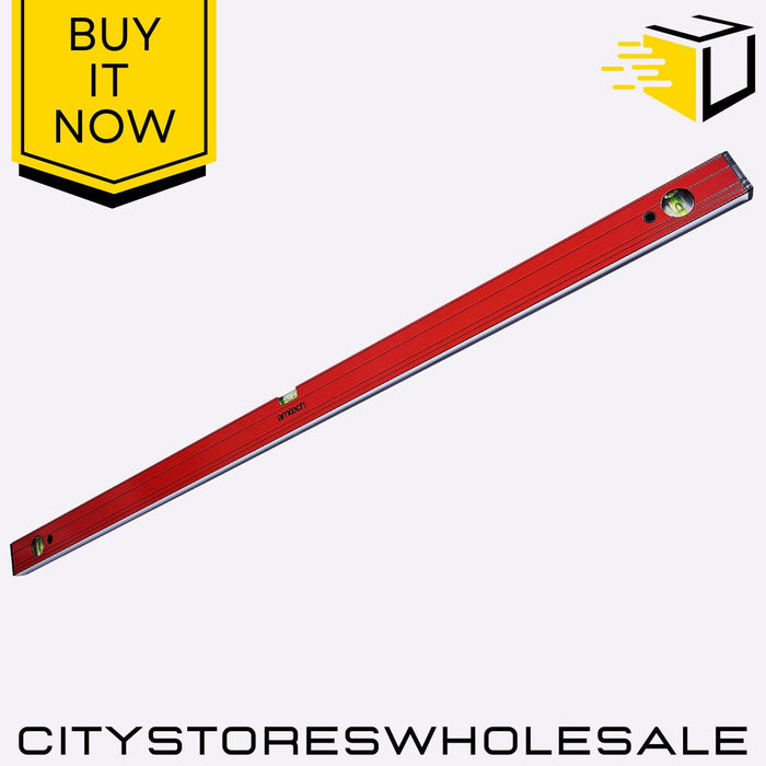 48" Ribbed Spirit Amtech Level Heavy Duty Precision Measuring Tool With 3 Vials