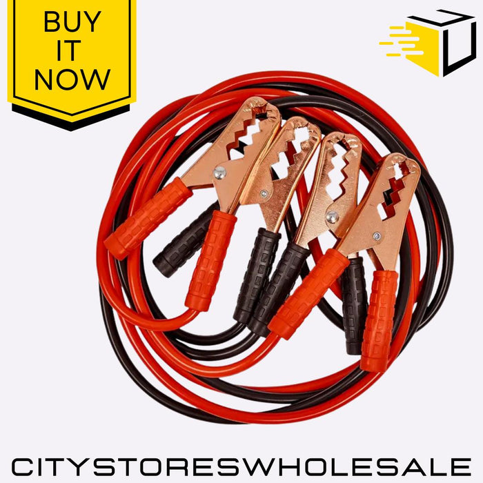 200 Amp Booster Cables Amtech Heavy Duty Jumper Cables For Car Van Truck Battery