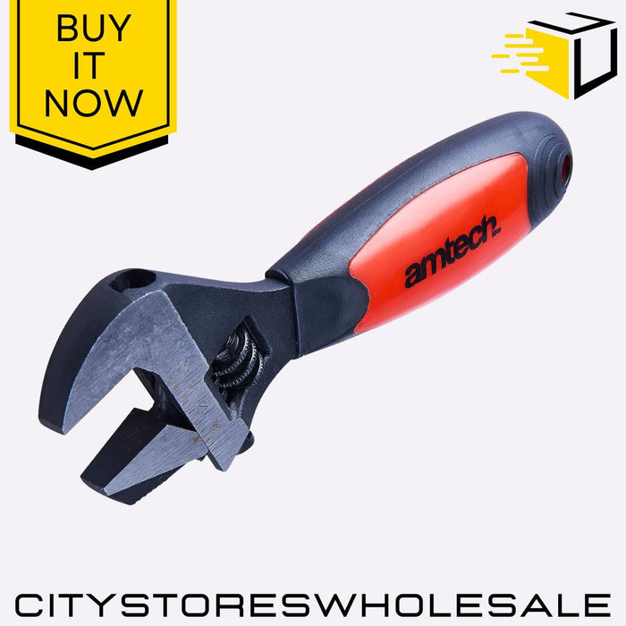 2 in 1 Stubby Wrench Amtech Adjustable Spanner Compact DIY Hand Tool Heavy Duty