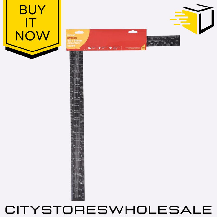 Carpenter's Amtech Square 405x610mm Roofing Framing Layout Tool For Woodwork