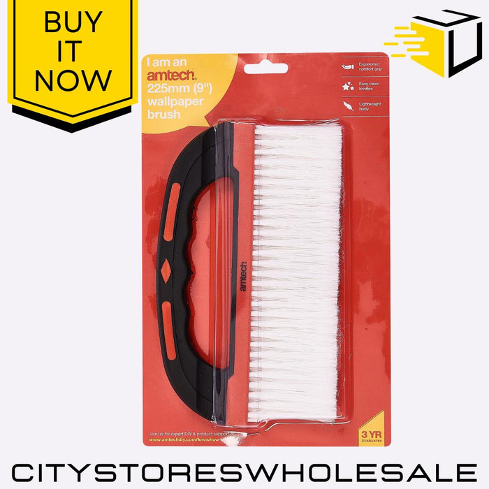 Soft Grip Wallpaper Amtech Brush 9 Inch / 225mm For Smooth Painting & Decorating