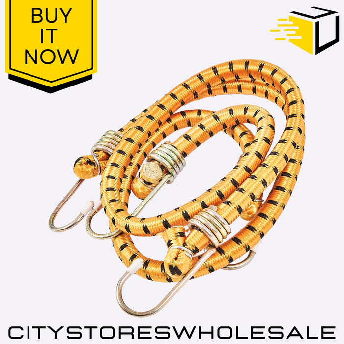 Bungee Cords Amtech with Hooks 24" / 600mm Durable Stretchable Hooks 2 Pack