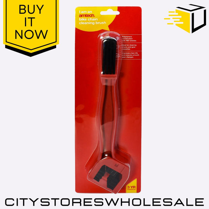 Bike Chain Amtech Cleaning Brush Durable 2-Sided Bristles For Deep Cleaning