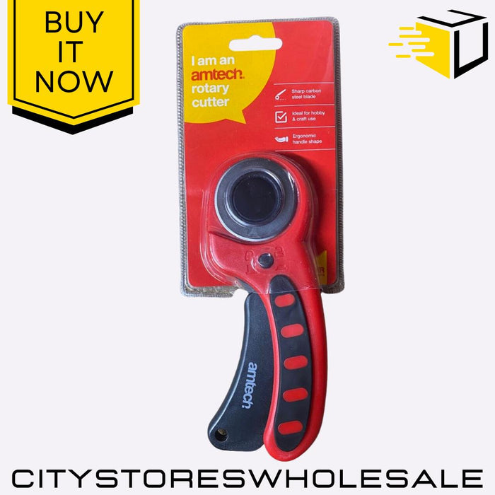 Rotary Cutter Amtech 45mm Fabric Cutting Tool Quilting Sewing Craft One Size