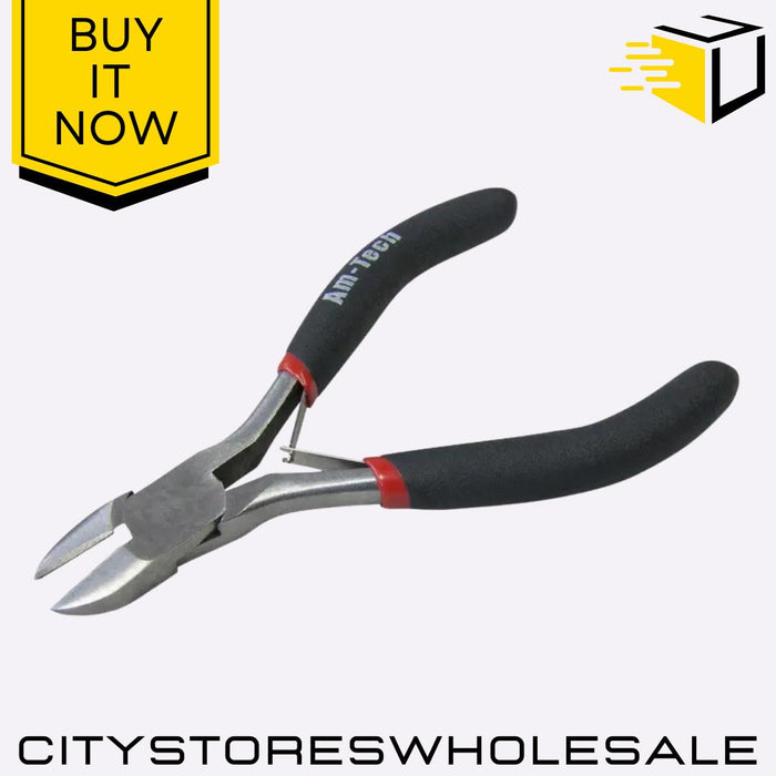 Mini Side Cutting Plier Amtech With Spring Precision Wire Cutter Tool 115mm